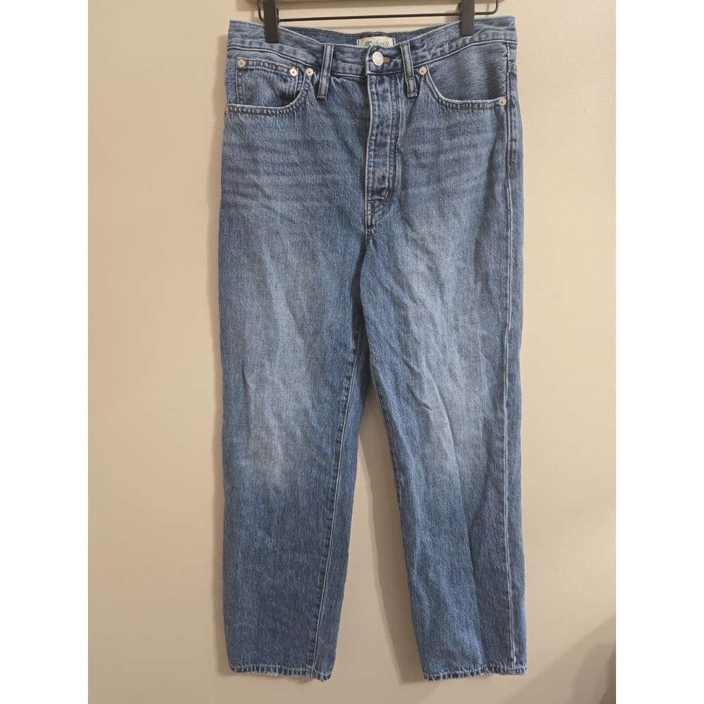Madewell The Dadjean Women's 27 High Rise 100% Cotton Jeans NWOT - Picture 4 of 15